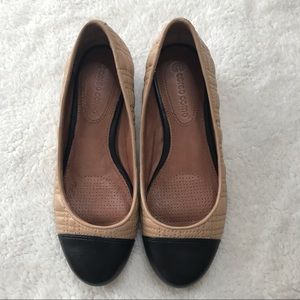 CORSO COMO QUILTED LEATHER FLATS SIZE 5
